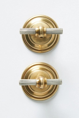 Sylvie Mixed Metal Knobs, Set of 2 | Anthropologie (US)