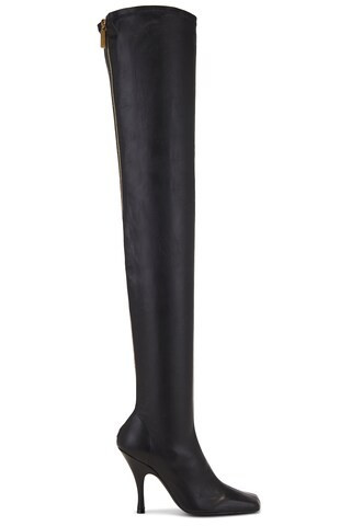 KHAITE Eva Over The Knee Boot in Black - Black. Size 36 (also in ). | FWRD 