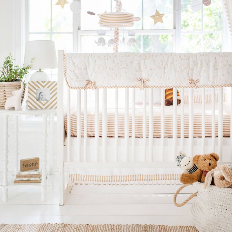 My Baby Sam Heart of Gold Crib Bedding Set - 9pc | Target