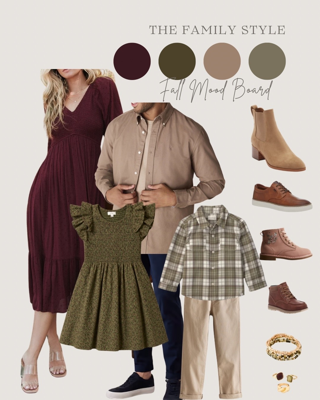 Fall greens and a pop of burgundy 💚

#LTKKids #LTKMens #LTKSeasonal