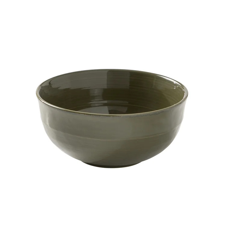 Better Homes & Gardens Artisan Stoneware Dinnerware Set, Green, 12-Piece | Walmart (US)
