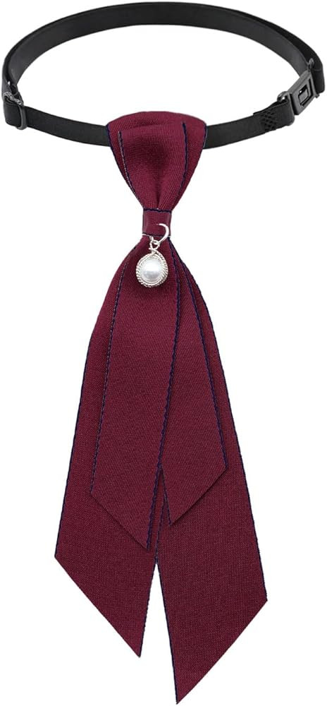 Bow Tie for Women, Adjustable Womens Tie Girls Uniform Ties Pre Tied Womens Necktie with Artifici... | Amazon (US)