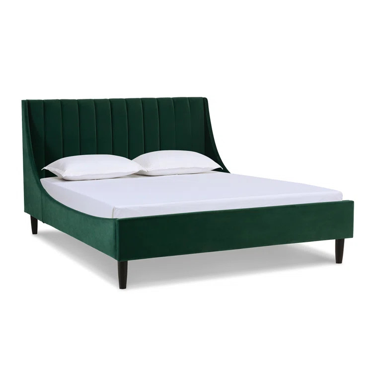 Helaina Upholstered Wingback Bed | Wayfair North America