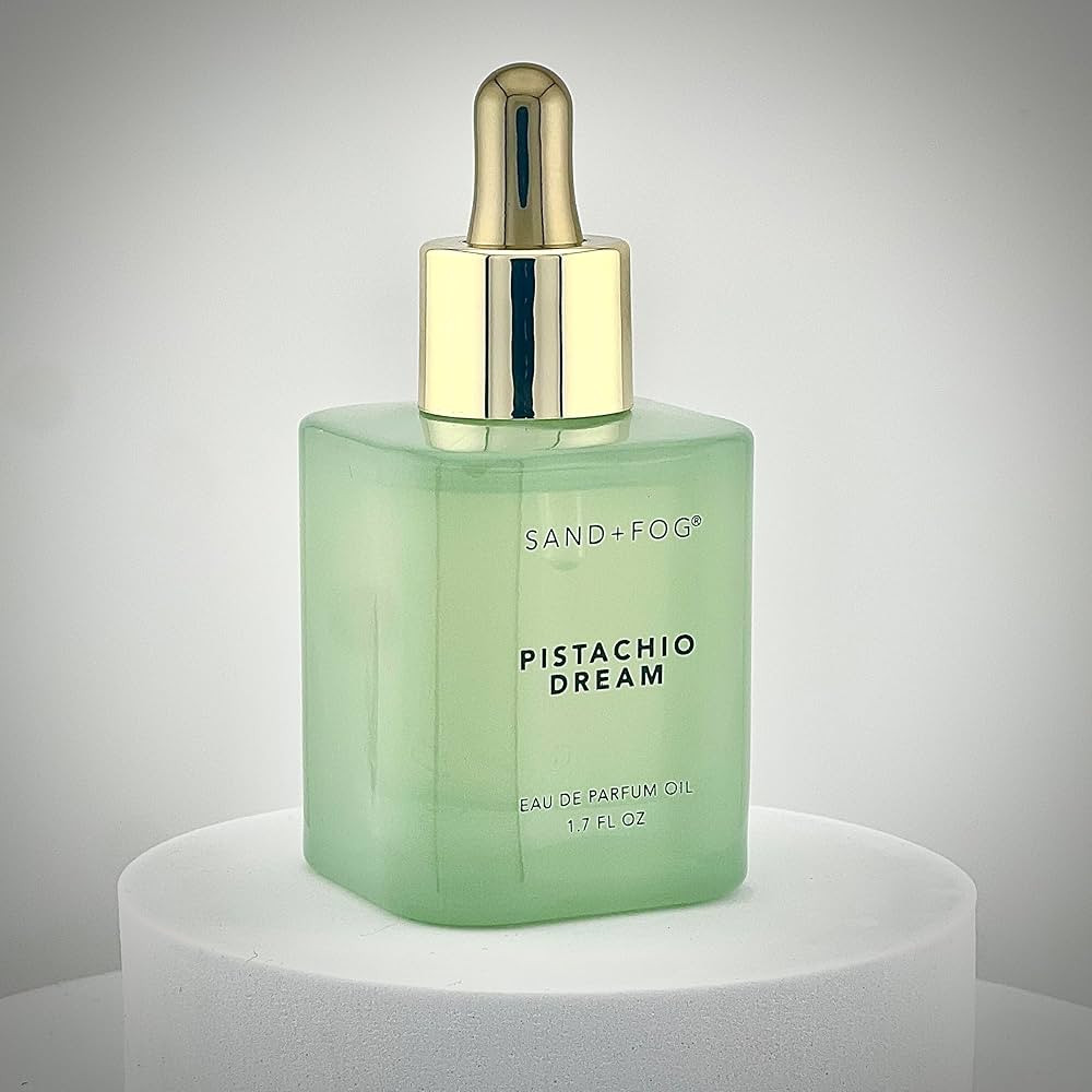 Sand + Fog Pistachio Dream Eau de Parfum Oil, 1.7oz 50 ml, Dropper Bottle | Amazon (US)