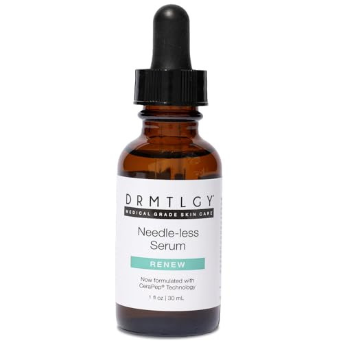 DRMTLGY Needle-less Serum - Anti-Aging Serum for Fine Lines & Wrinkles - Niacinamide with Potent Blend of Hyaluronic Acid, Peptides & Ceramides, 1 fl oz | Amazon (US)
