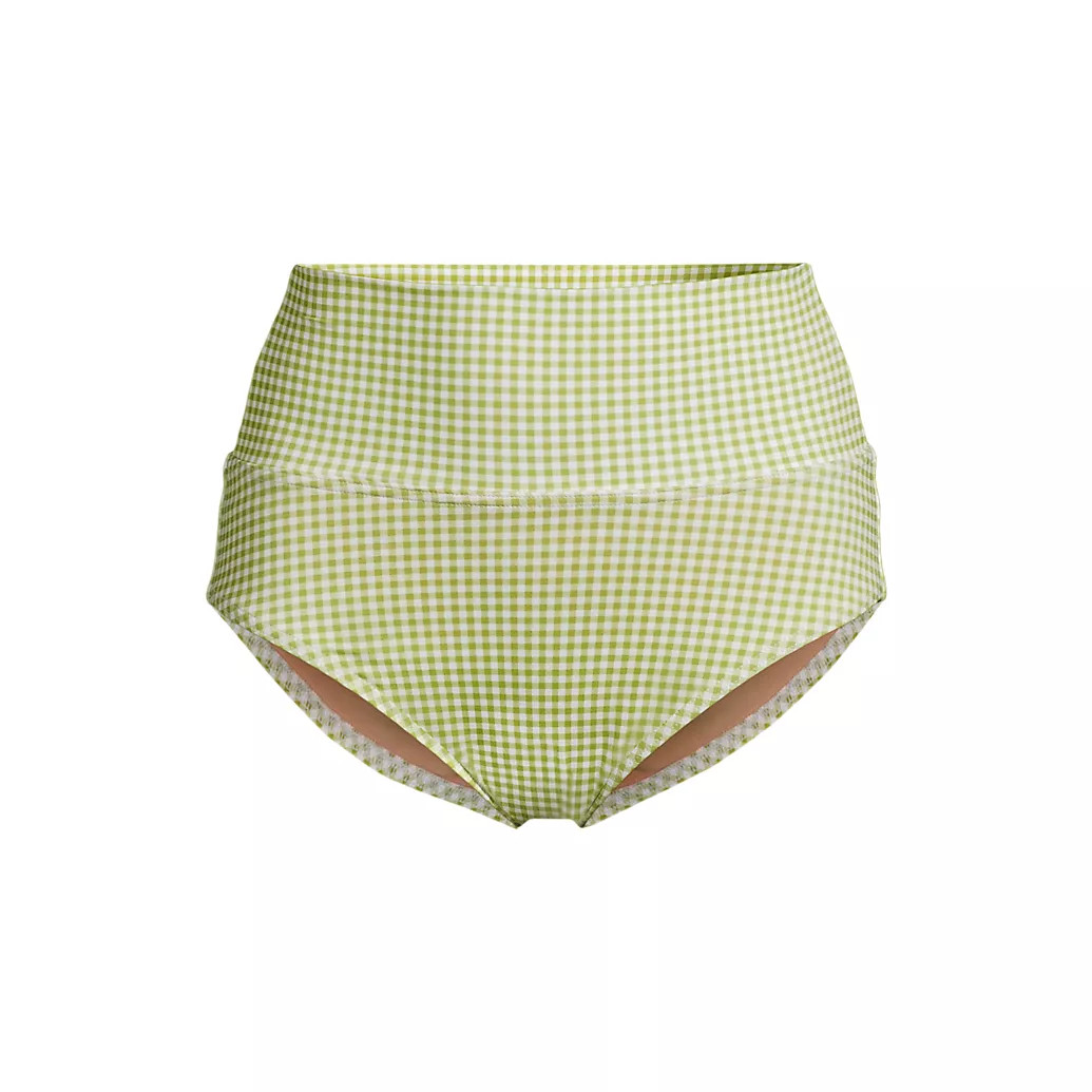 Women's Pinchless High Waisted Bikini Bottoms | Lands' End (US)