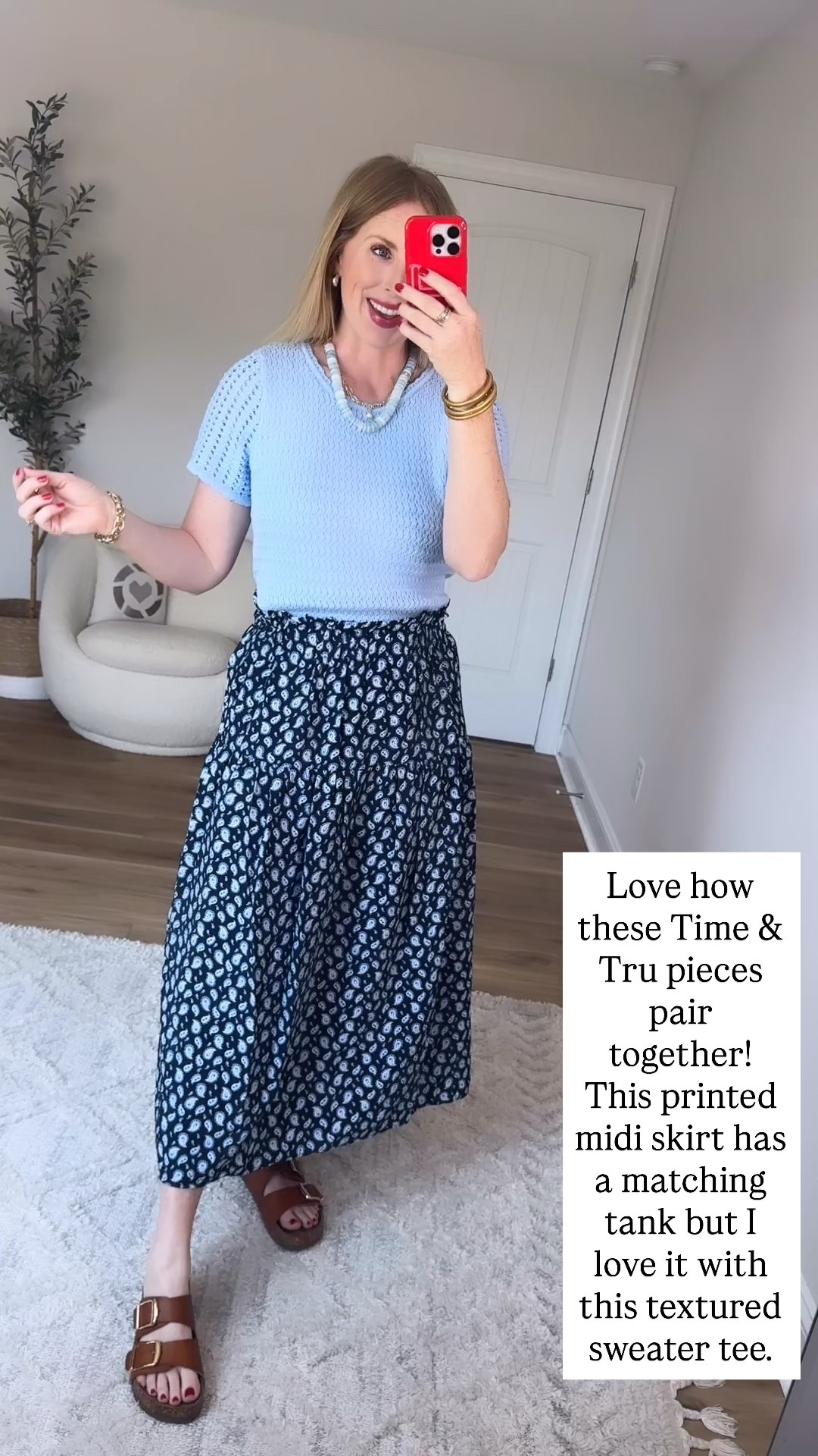 Walmart try on, time and tru, midi skirt

#LTKootd #LTKmomlife