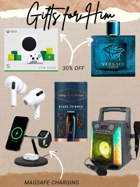 I know my hubby would love everything on this list and a few other guys too!! Haha 😂 

#mensgiftguide #giftguide #karaoke #magsafe #iphone #airpods #iwatch #xbox #mengifts #giftsforhim #husband #boyfriend #dad #son #teen #trimmer #beard 
#cybermondaydeals #blackfriday #cybermonday #giftguide #holidaydress #kneehighboots #loungeset #thanksgiving #earlyblackfridaydeals #walmart #target #macys #academy #under40  #LTKfamily #LTKcurves #LTKfit #LTKbeauty #LTKhome #LTKstyletip #LTKunder100 #LTKsalealert #LTKtravel #LTKunder50 #LTKhome #LTKsalealert #LTKHoliday #LTKshoecrush #LTKunder50 #LTKHoliday
#under50 #fallfaves #christmas #winteroutfits #holidays #coldweather #transition #rustichomedecor #cruise #highheels #pumps #blockheels #clogs #mules #midi #maxi #dresses #skirts #croppedtops #everydayoutfits #livingroom #highwaisted #denim #jeans #distressed #momjeans #paperbag #opalhouse #threshold #anewday #knoxrose #mainstay #costway #universalthread #garland 
#boho #bohochic #farmhouse #modern #contemporary #beautymusthaves 
#amazon #amazonfallfaves #amazonstyle #targetstyle #nordstrom #nordstromrack #etsy #revolve #shein #walmart #halloweendecor #halloween #dinningroom #bedroom #livingroom #king #queen #kids #bestofbeauty #perfume #earrings #gold #jewelry #luxury #designer #blazer #lipstick #giftguide #fedora #photoshoot #outfits #collages #homedecor


#LTKmens #LTKGiftGuide #LTKHoliday