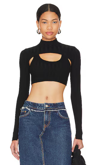 Faye Shrug Set in Black | Revolve Clothing (Global)