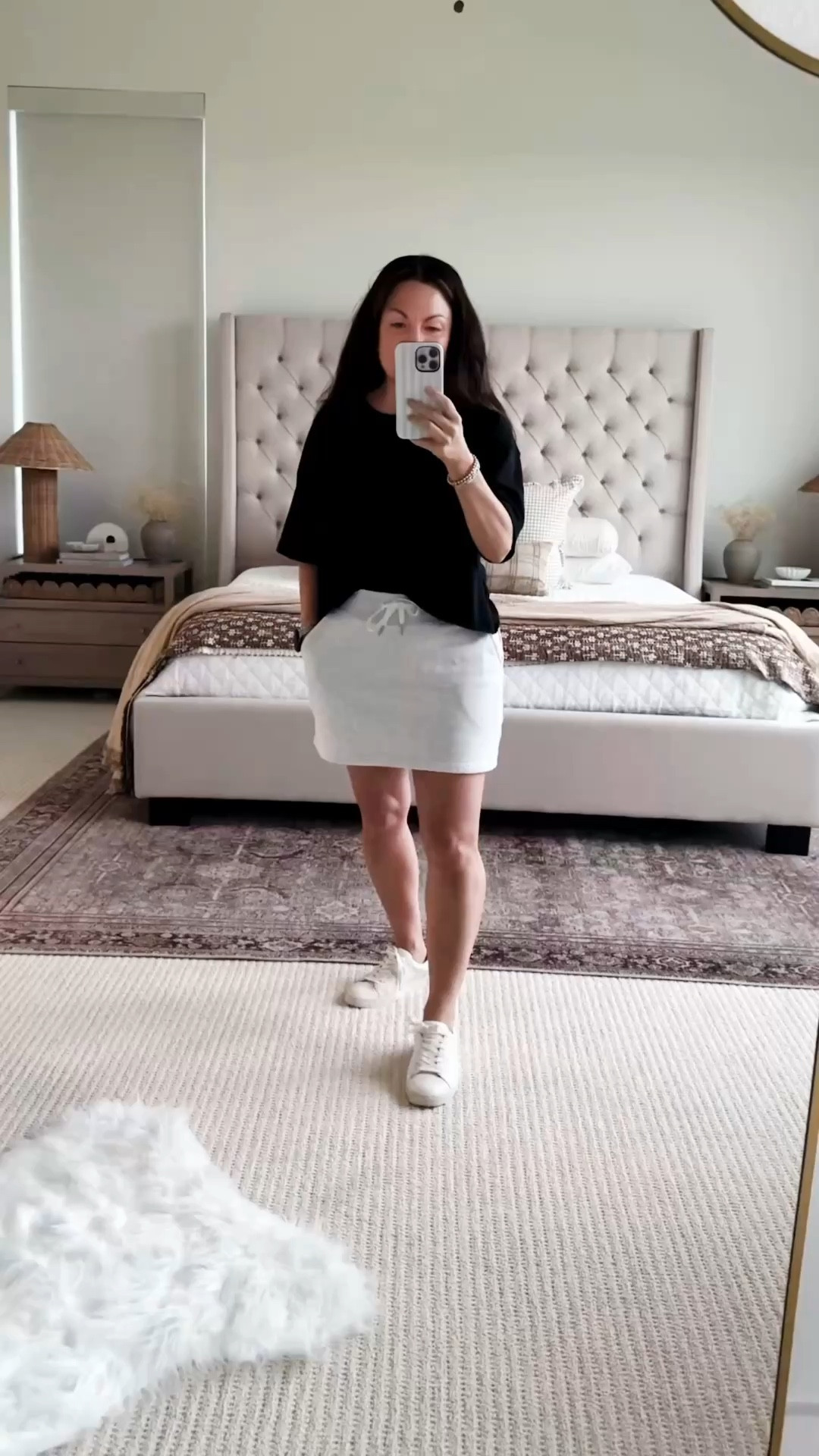 Easy everyday outfit I’ve been reaching for on repeat lately this casual oversized tee and comfy drawstring skirt combo is perfect for running errands grabbing coffee or just being comfortable at home styled with my go to white sneakers for that clean effortless look everything fits true to size and is super soft lightweight and easy to wear on repeat Follow me on LTK for daily outfit ideas home decor and Amazon finds

#LTKmomlife #LTKPetite #LTKActive