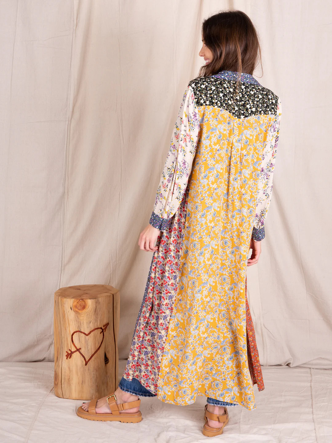 Esme Shirt Dress - Rust Mixed Floral | Natural Life