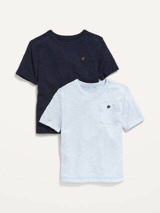 2-Pack Slub-Knit Pocket T-Shirt for Toddler Boys | Old Navy (US)