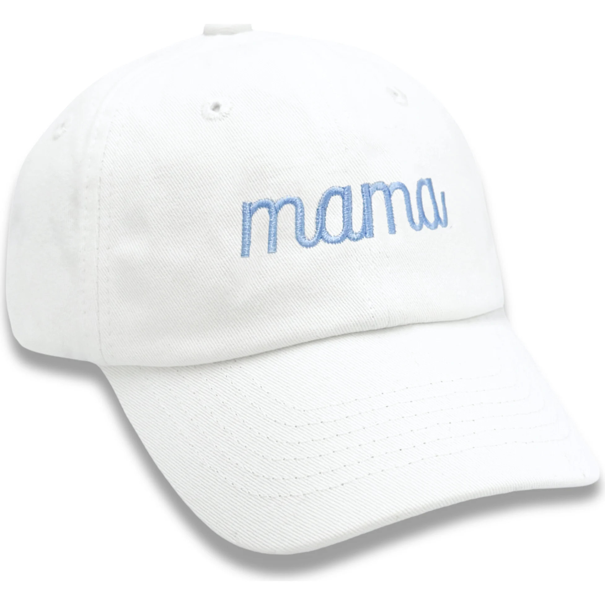 Mama Baseball Hat, White | Maisonette