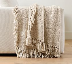Dreamy Handwoven Fringe Throw | Pottery Barn (US)