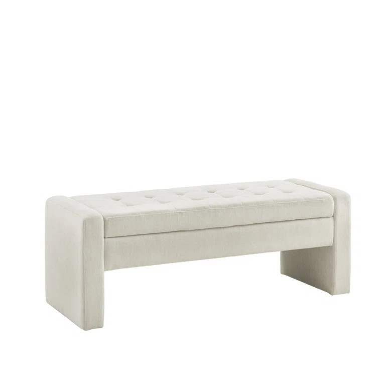 Gillian Upholstered Flip Top Storage Bench | Wayfair North America