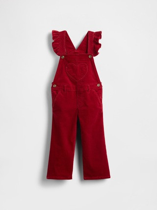 Baby & Toddler Velvet Heart Overalls | Gap (US)