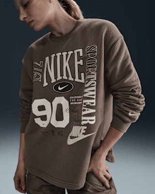 Nike Sportswear Women's Oversized Crew-Neck French Terry Sweatshirt | Nike (US)