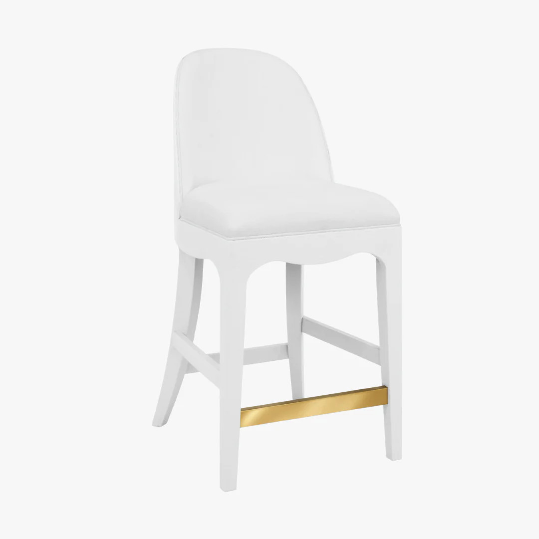 Sabine White Counter Stool | Dear Keaton