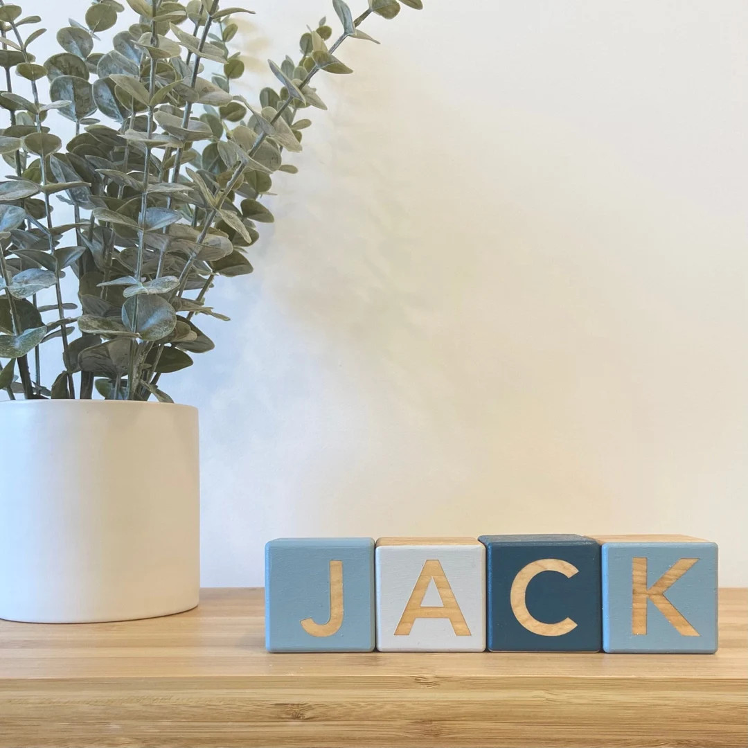 Personalized Baby Wood Blocks, Baby Name Blocks, Baby Block, Letter Blocks, Alphabet Blocks, Baby... | Etsy (US)