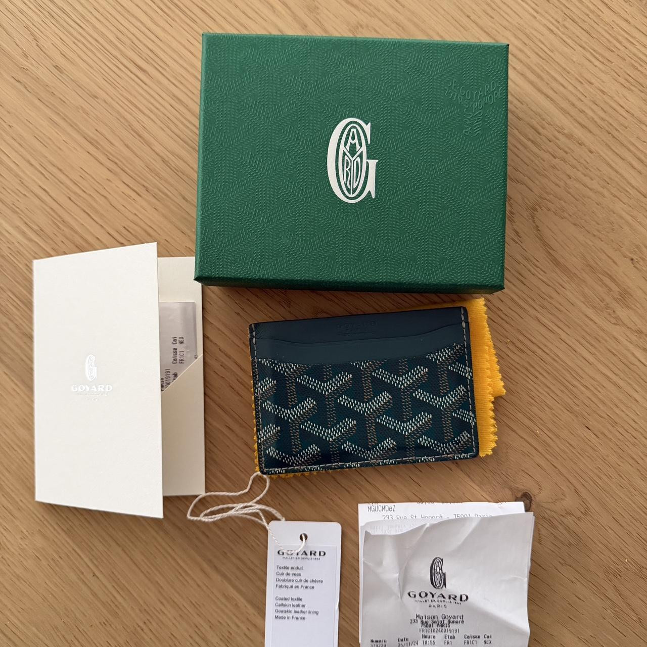 Goyard Men's Cardholders - Green/Multi | Depop US