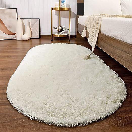 Softlife Fluffy Rugs for Bedroom, Shag Cute Area Rug for Girls/Boys and Kids Baby Room Home Decor... | Amazon (US)