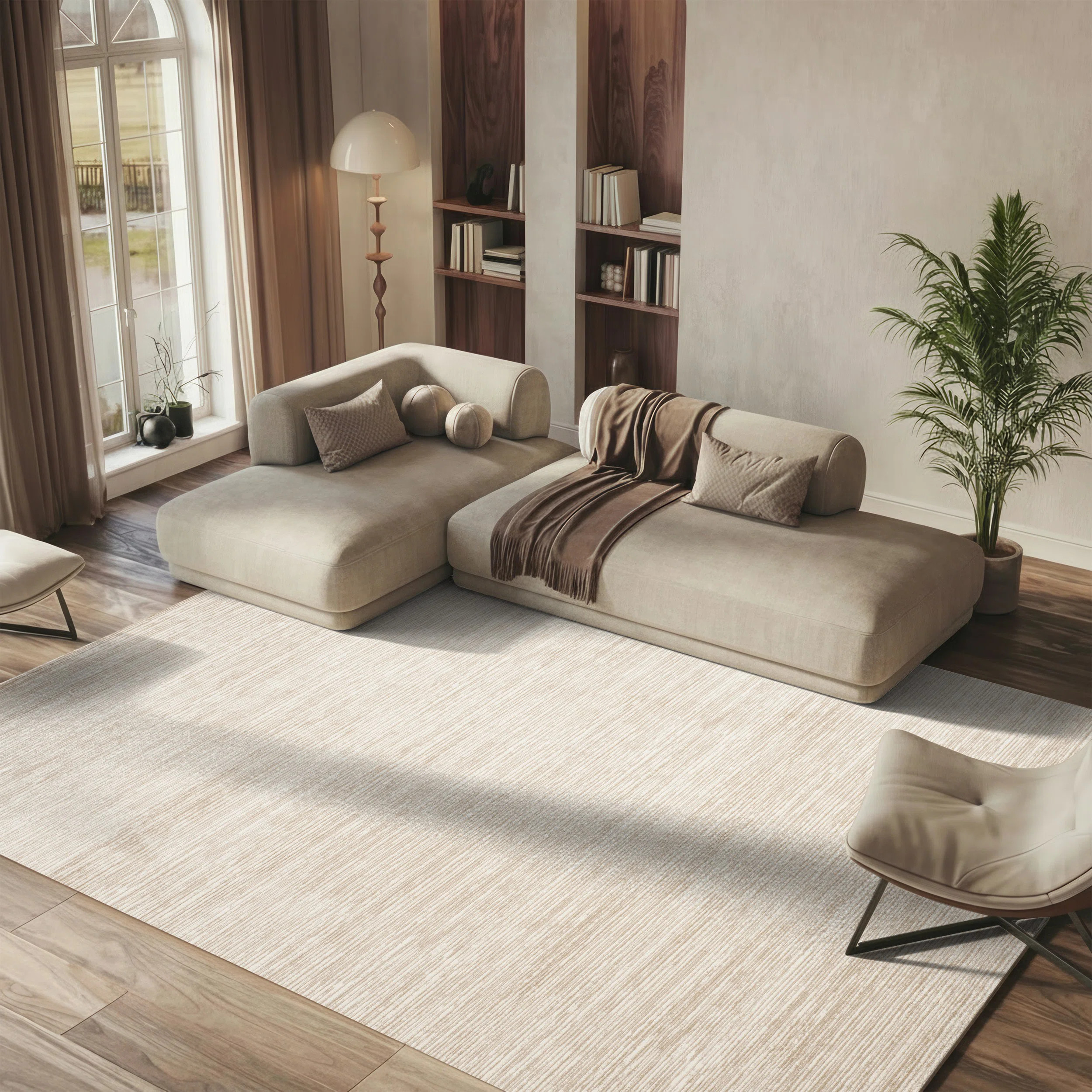 Aaishah Cream Area Rug | Wayfair North America