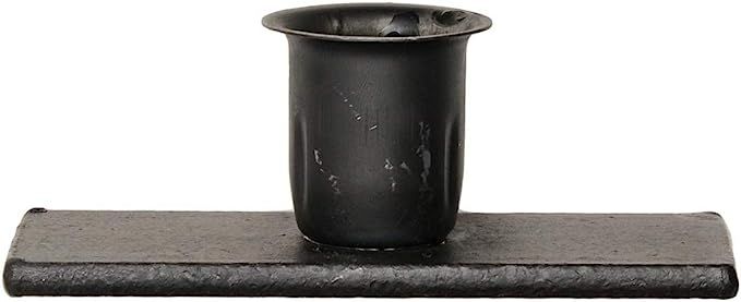 Saving Shepherd Iron Window Sill Candle Holder - Heavy Wrought Iron Country Metal Taper Candlesti... | Amazon (US)