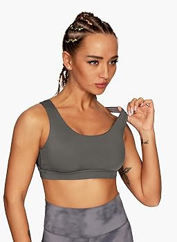 QUEENIEKE Women's Sport Bras Back Cross Padded Tank Bra Yoga Crop 77889A-B | Amazon (CA)