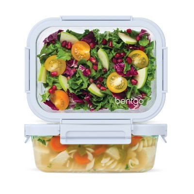 Bentgo 2pc 4.4c Glass Meal Prep Container Set Blue Quartz | Target