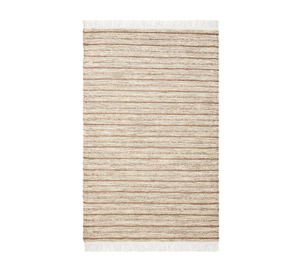Seabrook Striped Outdoor Performance Rug | Pottery Barn (US)