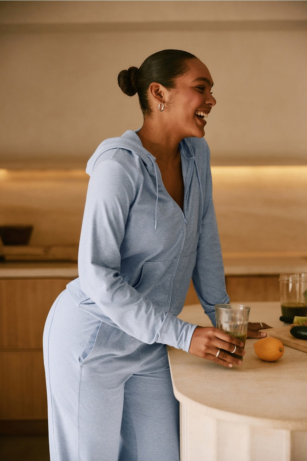 Cloud Jersey Full Zip Hoodie | Fabletics