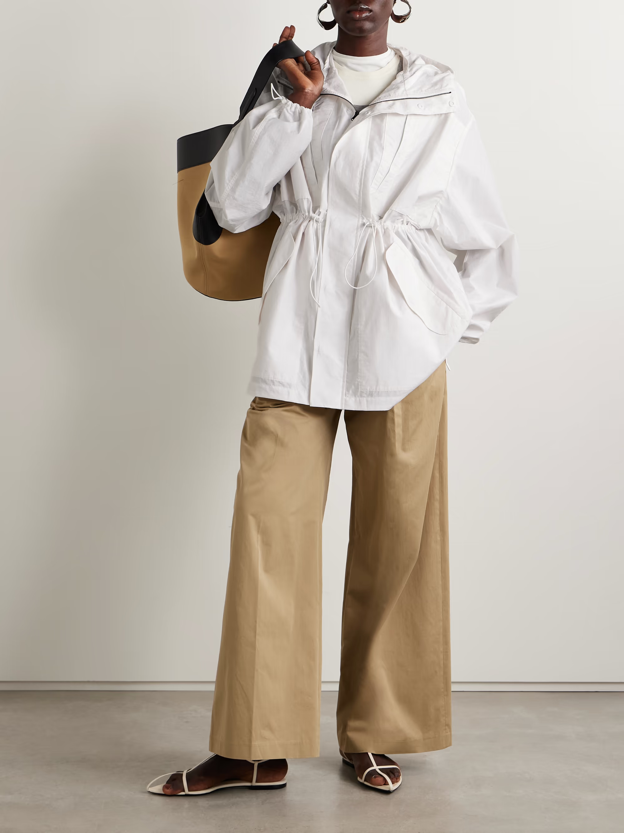 Hooded cotton-blend shell jacket | NET-A-PORTER (US)