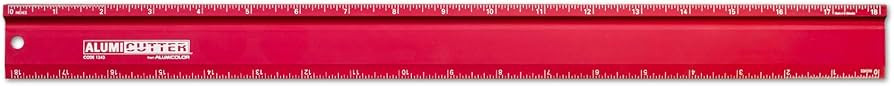 Alumicolor AlumiCutter Aluminum Steel Straight Edge for Office, School, Engineering and Framing, ... | Amazon (US)