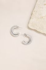 Crystal Intertwined Small Hoop Earrings | Ettika