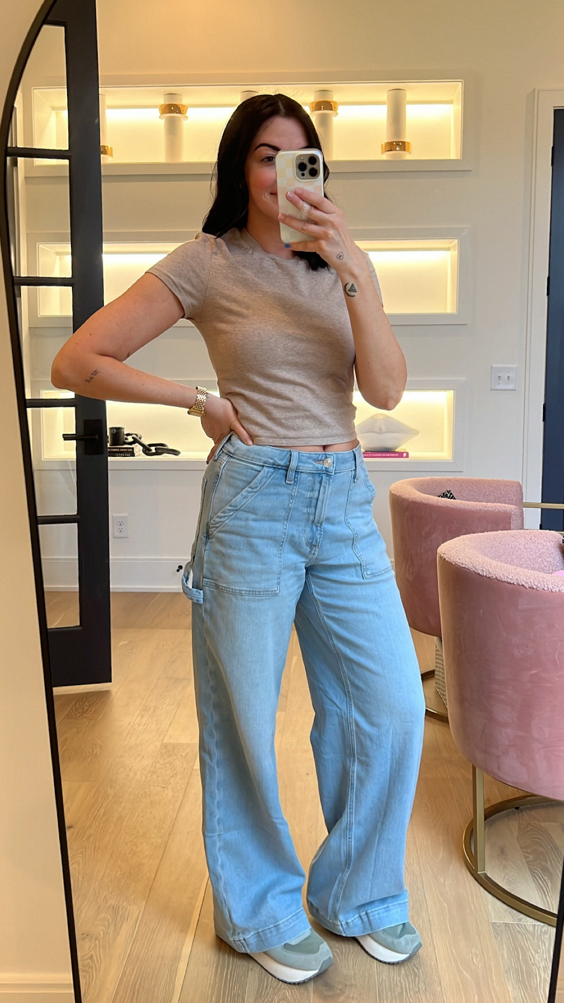 This baby tee (S) is $20 with “AFLTK” and the jeans (6L) are $36 with “SPRINGLTK” 🤯

#LTKstyletip #LTKfindsunder50 #LTKSpringSale