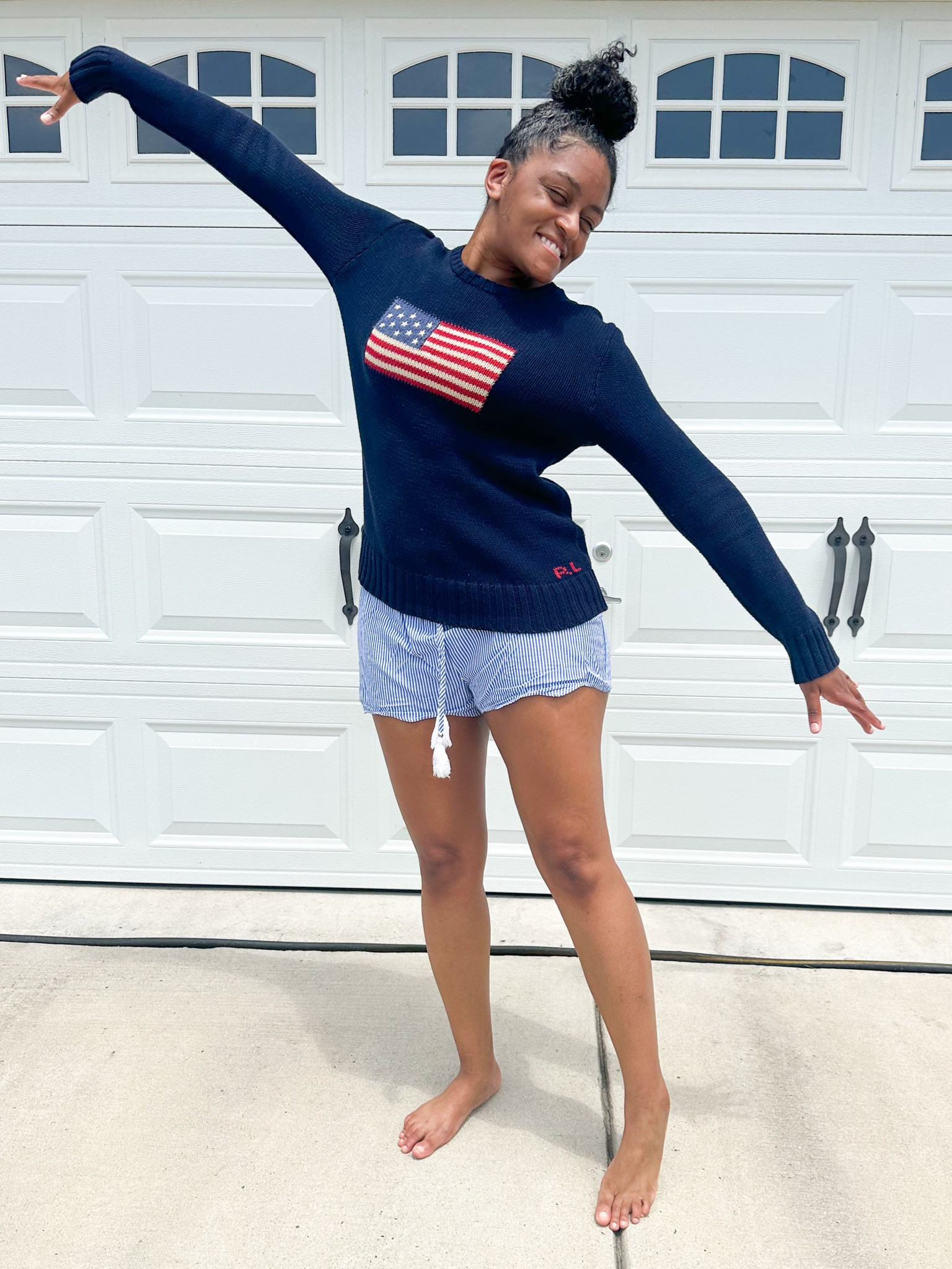 Happy 4th America! 🇺🇸 Nothing feels better on the 4th than bare feet + Ralph Lauren ☀️❤️🤍💙 Shop this summer outfit now! 🎆🎇

#LTKStyleTip #LTKSummerSales #LTKSeasonal