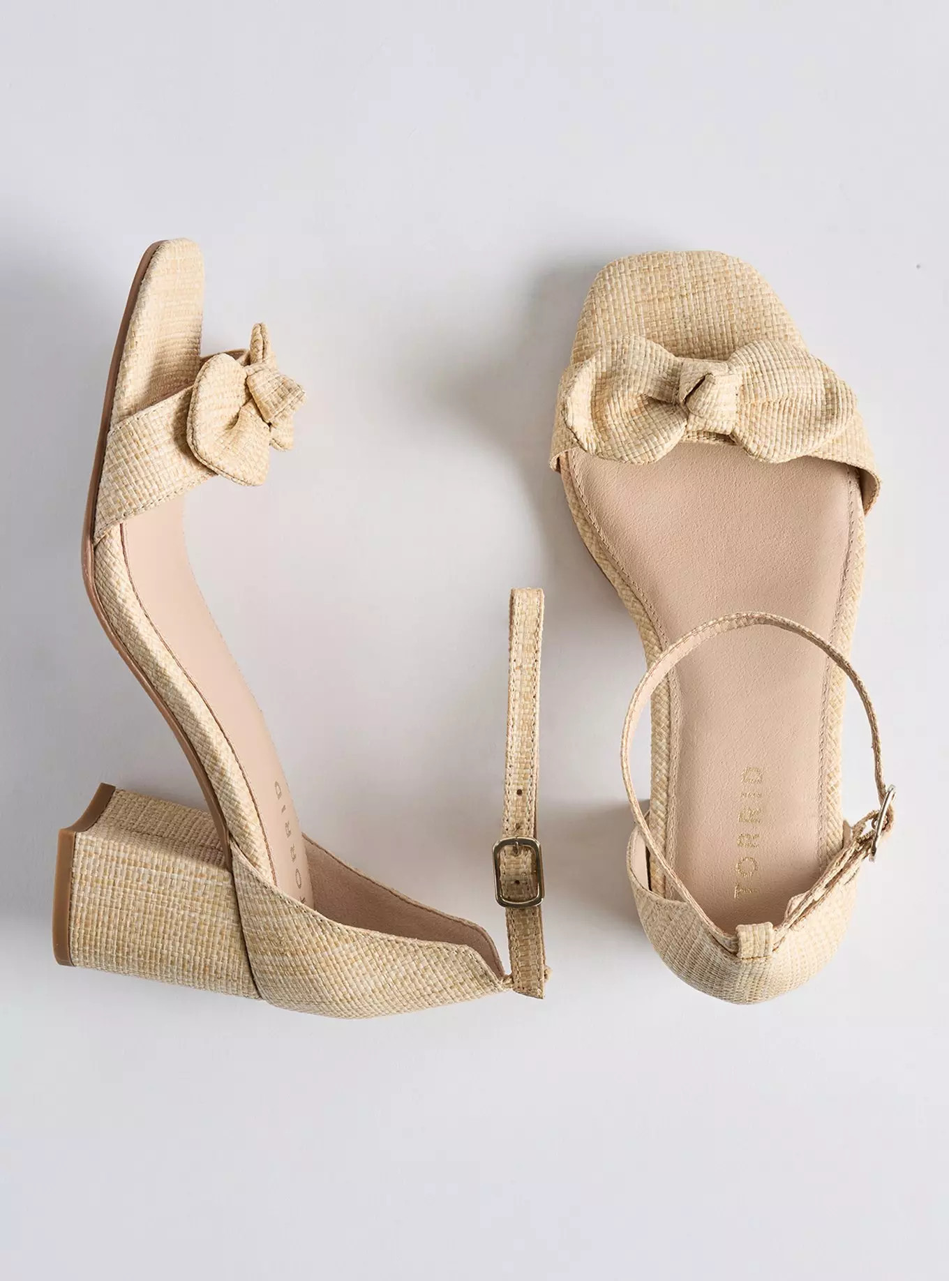 Two Piece Bow Block Heel  (WW) | Torrid (US & Canada)