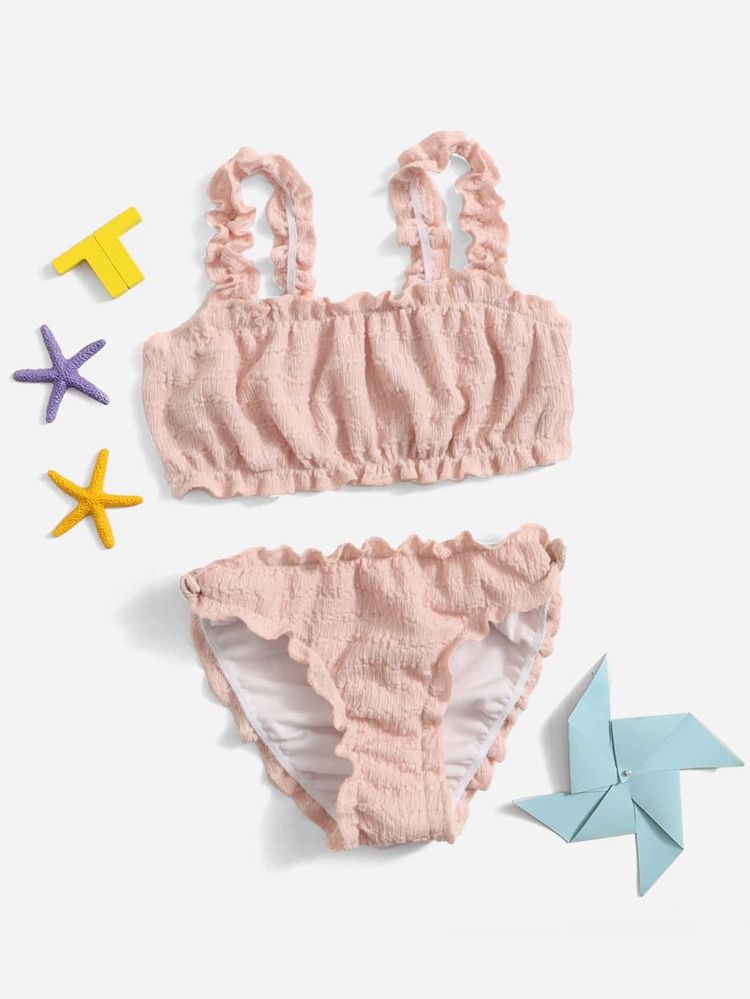 Toddler Girls Frill Trim Bikini Swimsuit | SHEIN