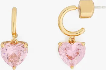 kate spade new york my love heart drop huggie hoop earrings | Nordstrom | Nordstrom Canada