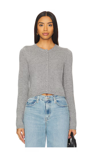 x REVOLVE Leonora Cardigan in Grey | Revolve Clothing (Global)