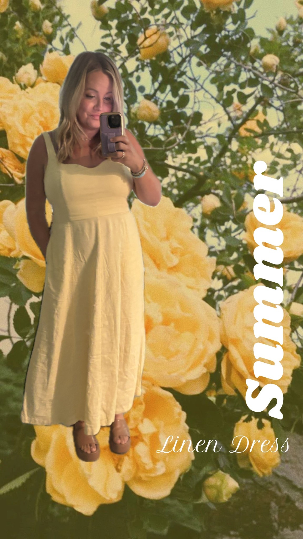 This linen dress is so comfortable and easy to wear! Very flattering cut as well 🌼

#LTKSummerEdit #LTKSeasonal #LTKBeauty