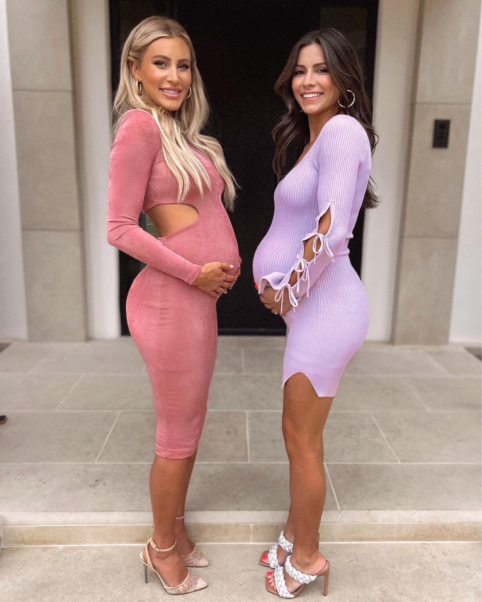 Just two preggo bellies :) both of these dresses are very bump friendly! Pink one is from J Lux Label

#LTKbaby #LTKcurves #LTKbump