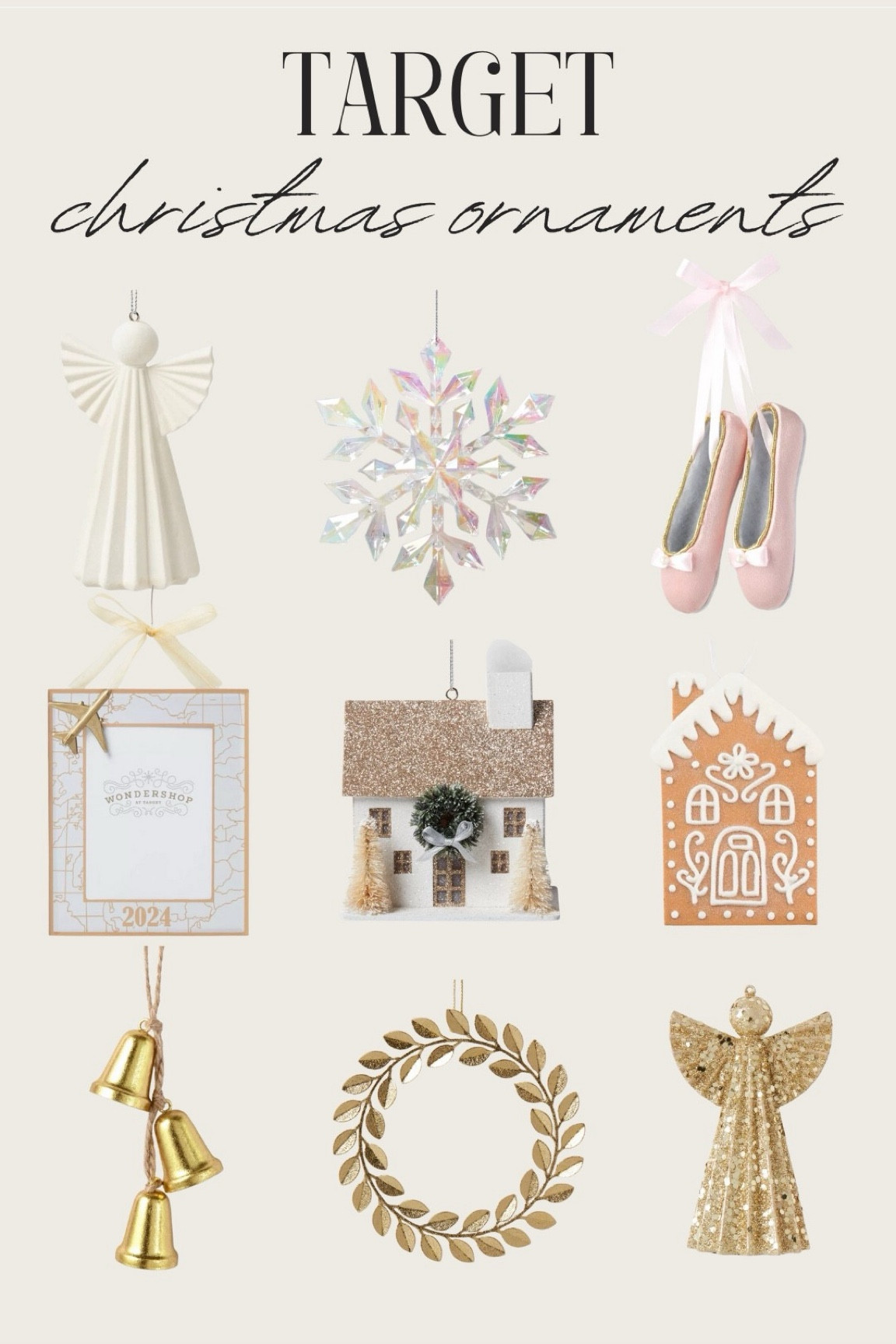 Deck the halls with Target's charming Christmas ornaments! From classic to homey, these affordable finds will add a festive touch to your tree.

#LTKHoliday #LTKSeasonal #LTKStyleTip