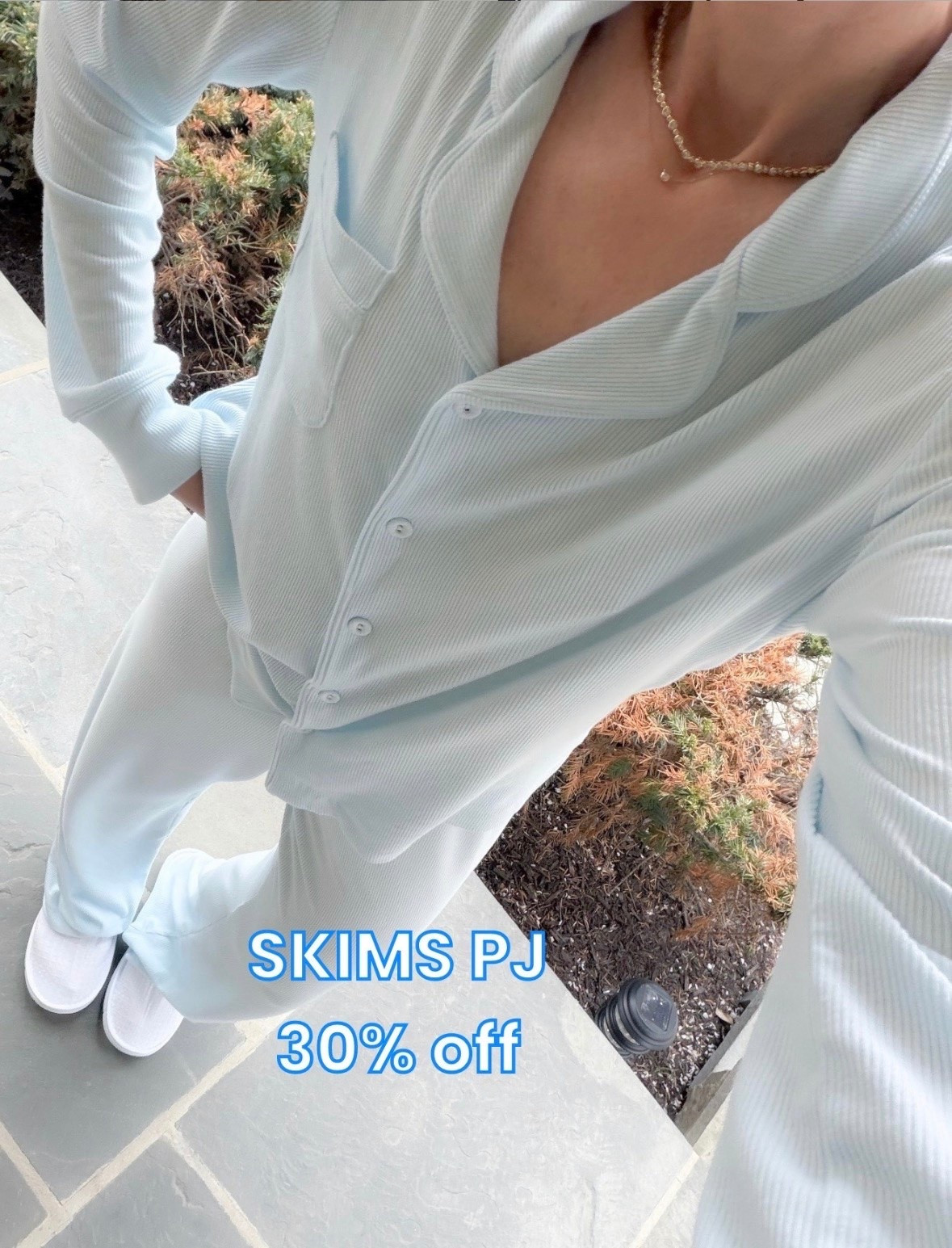 Bestseller! These SKIMS pajamas are my go-to for cozy days at home. They're soft, stretchy, and perfect for lounging or running quick errands in comfort. Pair with slippers or sneakers for easy, effortless style.

SKIMS pajamas, loungewear, cozy set, soft pajamas, light blue pj, self-care outfit, comfy at home, on sale, annabrstyle

#LTKSeasonal #LTKOver40 #LTKHome