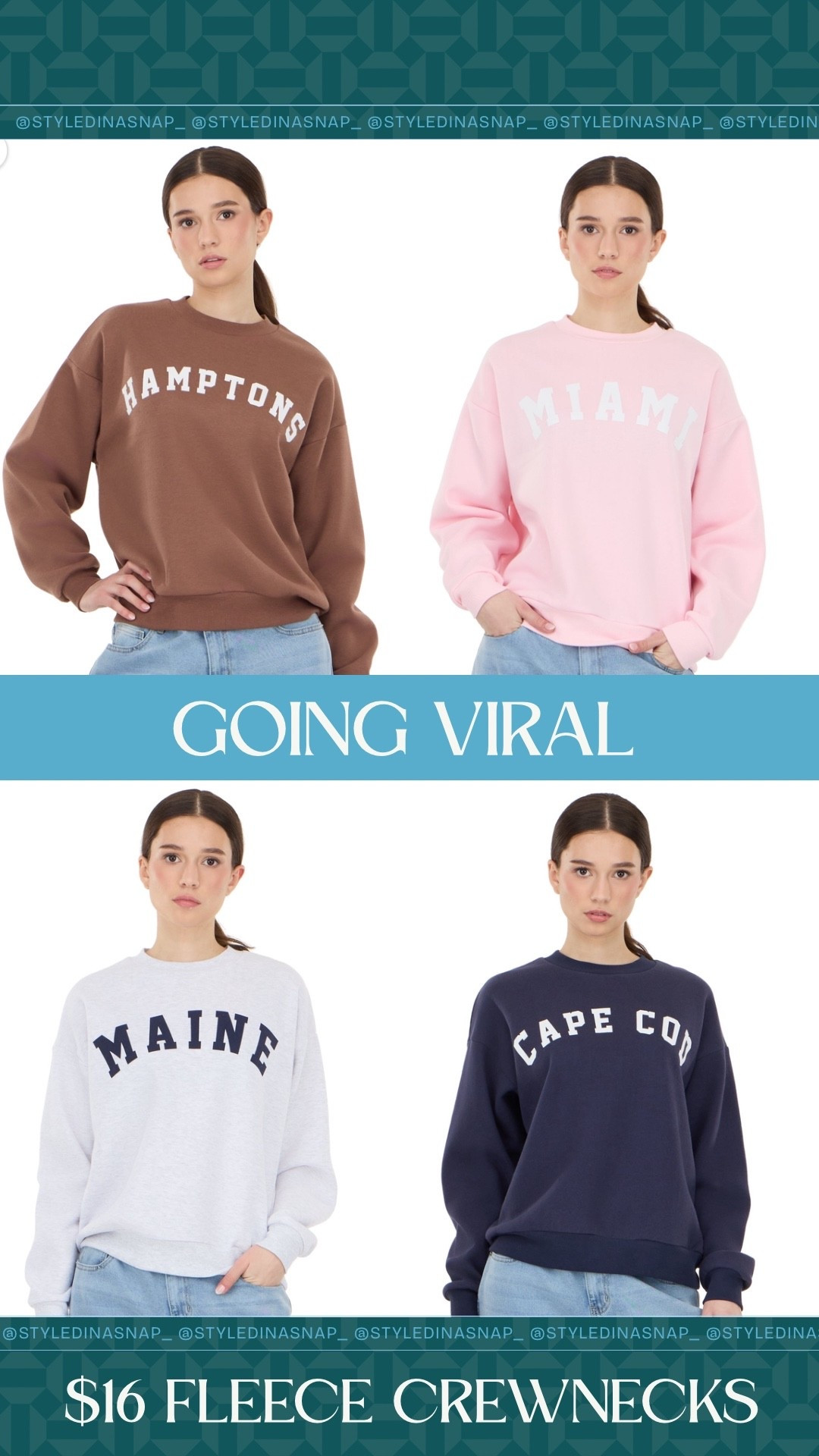 Loving is new $16 viral crewnecks!

#LTKSeasonal #LTKOver40