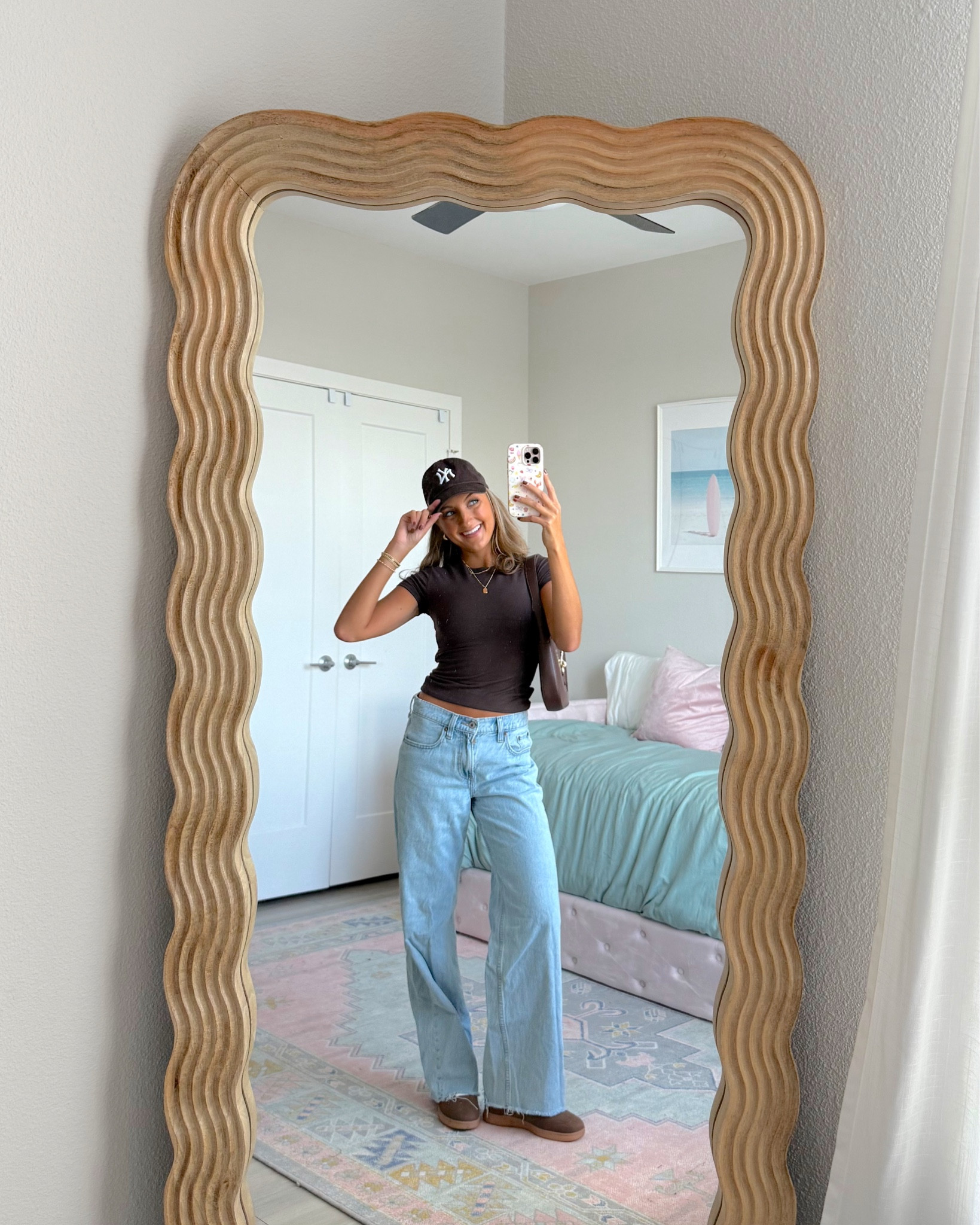 fall outfit ideas from Abercrombie 🤎🍁 wearing a 24 regular in these jeans and an XS in the top 

#LTKSeasonal #LTKOver40 #LTKSaleAlert