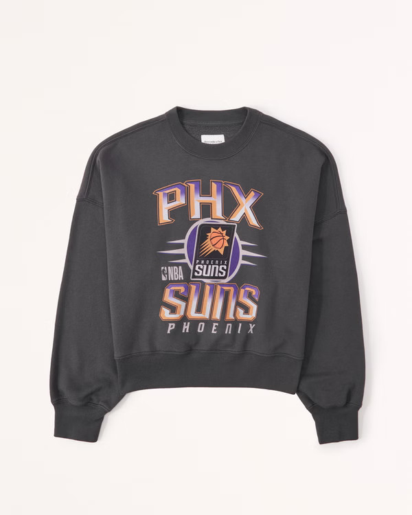 Women's Phoenix Suns Graphic Sunday Crew | Women's Tops | Abercrombie.com | Abercrombie & Fitch (US)
