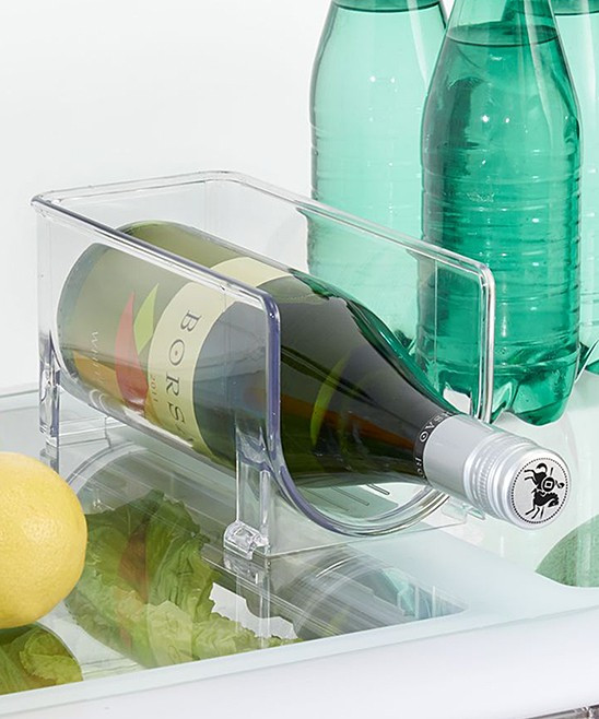iDesign Cabinet and Pantry Organizers Clear - Fridge Binz Stackable Wine Holder | Zulily