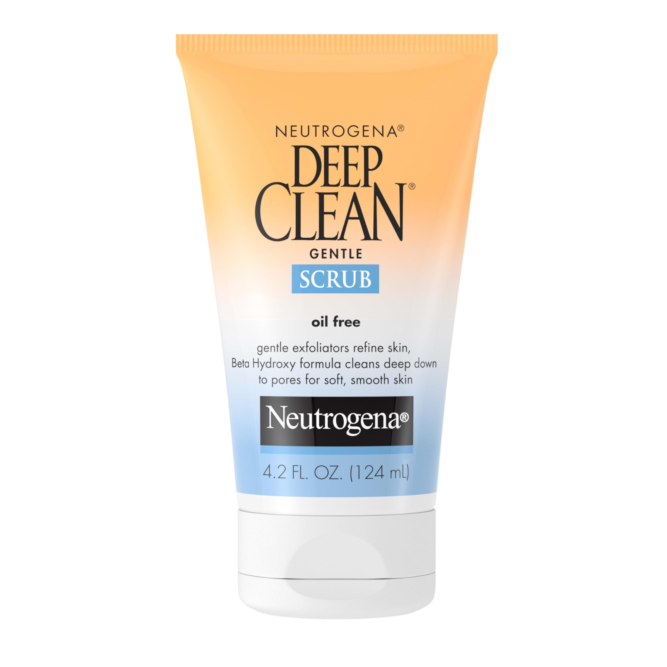 Neutrogena Deep Clean Gentle Daily Facial Scrub, Oil-Free Cleanser 4.2 fl. Oz | Amazon (US)