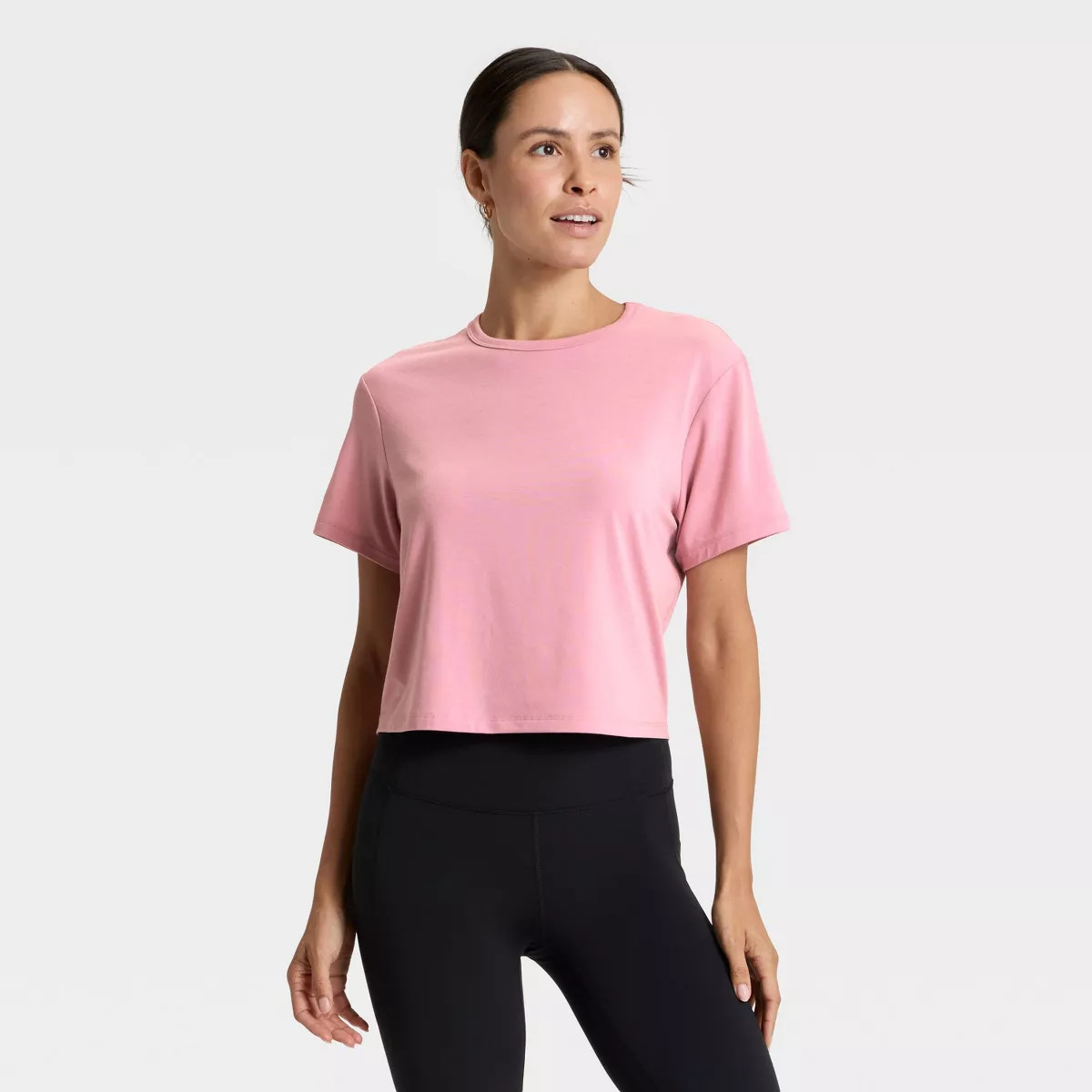 Women's Crewneck Short Sleeve T-Shirt - All In Motion™ | Target